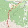 Trace GPS Croix des Enfers, itinéraire, parcours