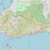 Trace GPS Tour des calanques et de Marseilleveyre, itinéraire, parcours