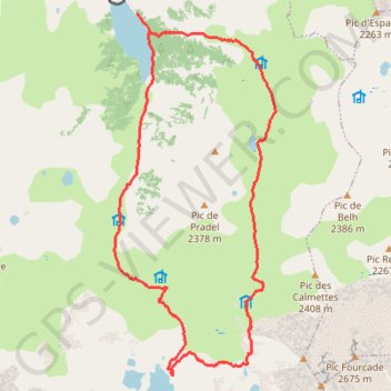 Trace GPS Lac d'argenteuil, itinéraire, parcours