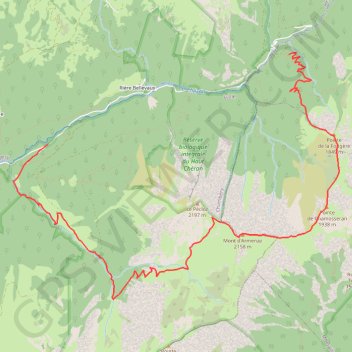 Trace GPS Mont d'Armenaz - Pointe de la Fougère, itinéraire, parcours