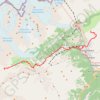 Trace GPS 3ème étape du Tour du Mont Blanc, itinéraire, parcours