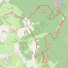 Trace GPS louchadiere-jumes-coquille-chopine-gouttes_19km-790m, itinéraire, parcours