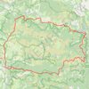 Trace GPS Tour du mont Lozère dans le parc national des Cévennes, itinéraire, parcours