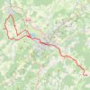 Trace GPS Vesoul et boucle de Courlis, itinéraire, parcours