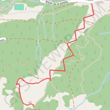Trace GPS Rando-Parc 2019 - Jorette (rouge), itinéraire, parcours
