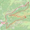 Trace GPS Mont Pelat en boucle, itinéraire, parcours