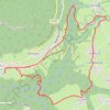 Trace GPS Circuit des Passerelles à partir de Saint-Jean-d'Arvey, itinéraire, parcours