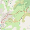 Trace GPS Pic de l'Étang Blaou par Quioulès et Mille Roques, itinéraire, parcours