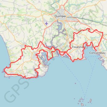 Trace GPS Tour de Cornouaille-16504462, itinéraire, parcours