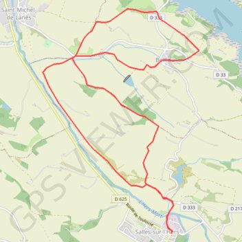 Trace GPS Trail guanguise, itinéraire, parcours