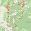 Trace GPS Bruniquel, Grésigne, Penne, itinéraire, parcours