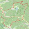 Trace GPS Baerenthal, château de Ramstein de nuit, itinéraire, parcours