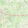 Trace GPS De l'Abbaye des Sept-Fonts à Moulins, itinéraire, parcours