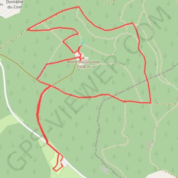 Trace GPS La Tour Matagrin - Violay, itinéraire, parcours