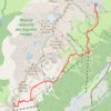 Trace GPS Traversée des Aiguilles Rouges : Brévent - Lac Blanc, itinéraire, parcours