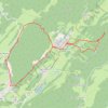 Trace GPS Lamoura - Les Auvernes, itinéraire, parcours