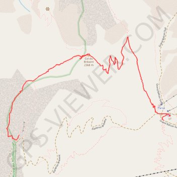 Trace GPS Planpraz - Brévent, itinéraire, parcours