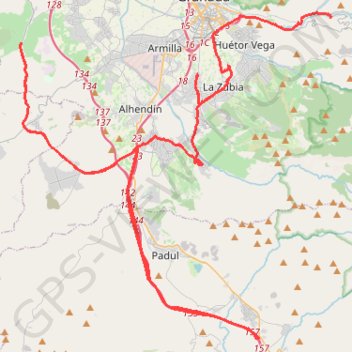 Trace GPS RDE_10_V-Motech_Granada, itinéraire, parcours