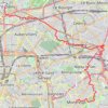 Trace GPS Saint-Denis Montreuil, itinéraire, parcours