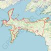 Trace GPS Tro Ledenez Kraon - Tour de la presqu'île de Crozon, itinéraire, parcours