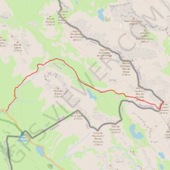 Trace GPS Tête de Vauclave, itinéraire, parcours