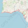 Trace GPS Vila do Bispo -> Distrito 4 (604,8 km), itinéraire, parcours