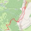 Trace GPS Granier par passage de Tencovaz, descente par la Balme à Colon, itinéraire, parcours