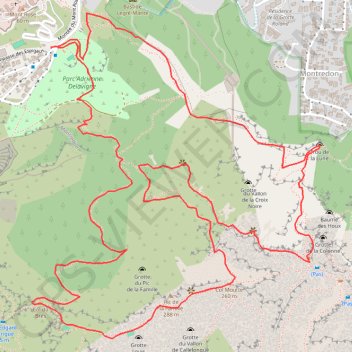 Trace GPS Madrague -Sommet Beouveyre, itinéraire, parcours
