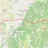 Trace GPS Chemin de la Sainte Baume, 4ème tronçon, itinéraire, parcours