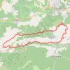 Trace GPS Gorges du Caramy - Rougiers, itinéraire, parcours