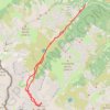 Trace GPS Becco alto del Piz, itinéraire, parcours