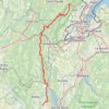 Trace GPS GR9 de Mijoux (Ain) à Yenne (Savoie), itinéraire, parcours