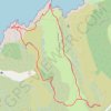 Trace GPS 2023/03/05 Punta Biosnar et plage des Paramoudras depuis Zioso, itinéraire, parcours