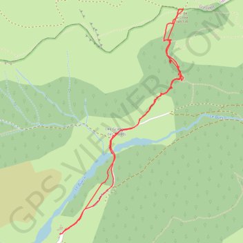Trace GPS Col de la Croix, itinéraire, parcours