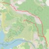 Trace GPS Moustier Sainte Marie bois des félines, itinéraire, parcours