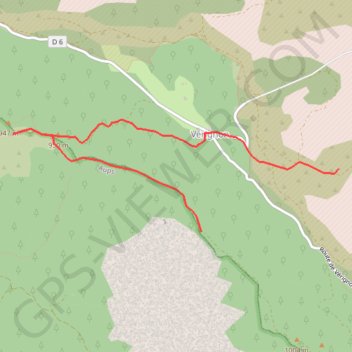 Trace GPS Bivouac Cucuret - haut var Verdon - partie 1, itinéraire, parcours