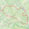 Trace GPS Tour de Margeride (Lozère), itinéraire, parcours