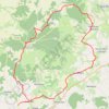 Trace GPS ZZA 13NOV 2022 CEHB 2515,3 km, itinéraire, parcours