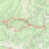 Trace GPS Saint-Geniez-d'Olt (34min) - Vallée du Lot (67km, D+1036m), itinéraire, parcours