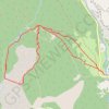 Trace GPS Sape de l'Olive, itinéraire, parcours