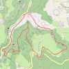 Trace GPS Bec de l'Aigle, descente du Vallon du Bruyant, itinéraire, parcours
