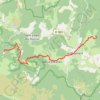 Trace GPS Les Cévennes du gîte des Alpiers au gîte d'Auriac, itinéraire, parcours