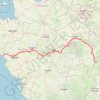 Trace GPS La Loire à Vélo, itinéraire, parcours
