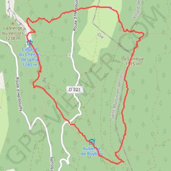 Trace GPS Herbouilly, itinéraire, parcours