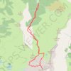 Trace GPS Mont Charvin (face Nord), itinéraire, parcours