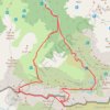 Trace GPS Pic de Barlonguère et pic des Trois Comtes, itinéraire, parcours