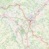 Trace GPS Moissac Villemur sur tarn, itinéraire, parcours