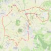 Trace GPS VTT en Toscane d'Auvergne : Tour des communes, itinéraire, parcours