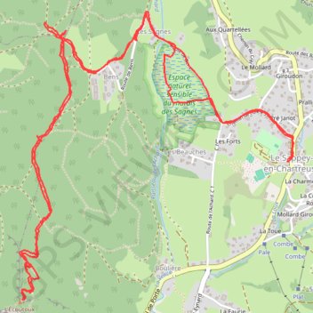 Trace GPS Parcours du 09/07/2023 16h34, itinéraire, parcours