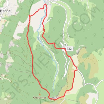 Trace GPS Pas du buis et de boussière depuis Combovin, itinéraire, parcours